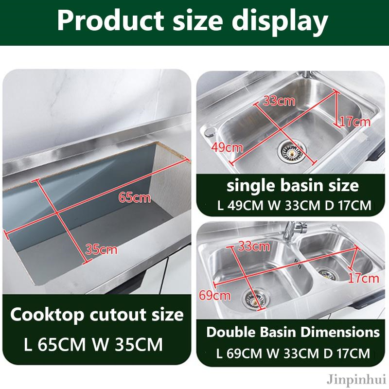 AVANRA Stainless Steel Sink Cooktop Cabinet