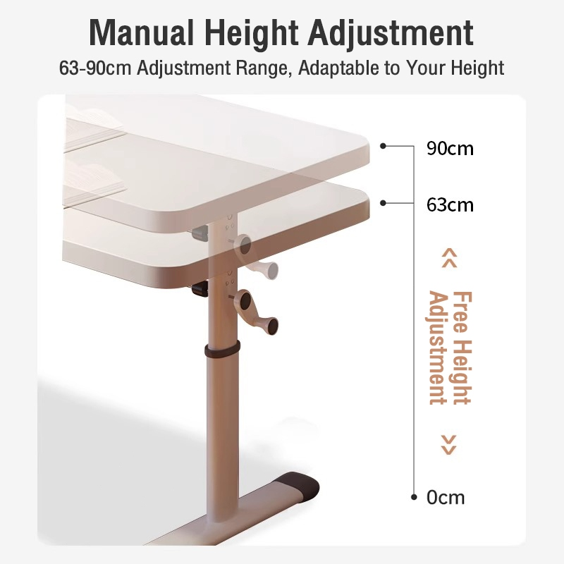 AVANRA Adjustable Study Desk with Bookshelf