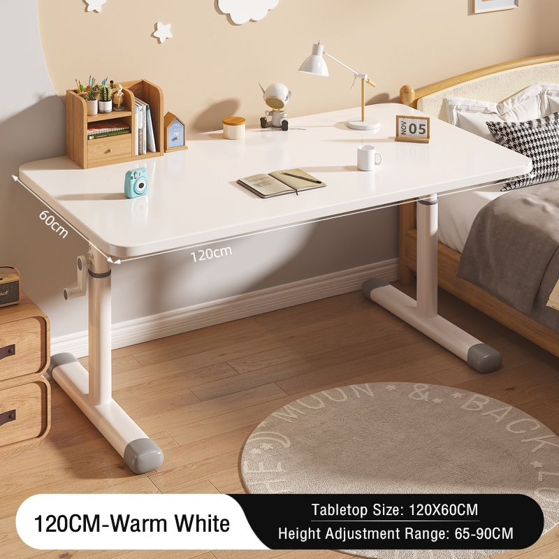 AVANRA Adjustable Study Desk with Bookshelf