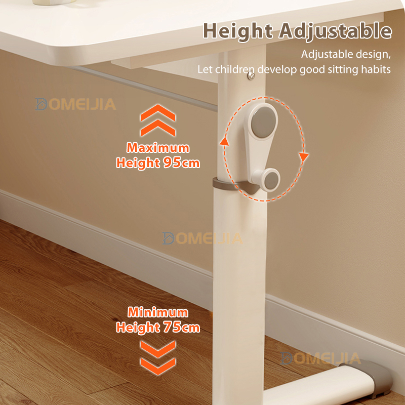 Lifting Meja Belajar Adjustable Gaming Table Study Table Bedroom Bookshelf Office Computer Meja 80~120CM