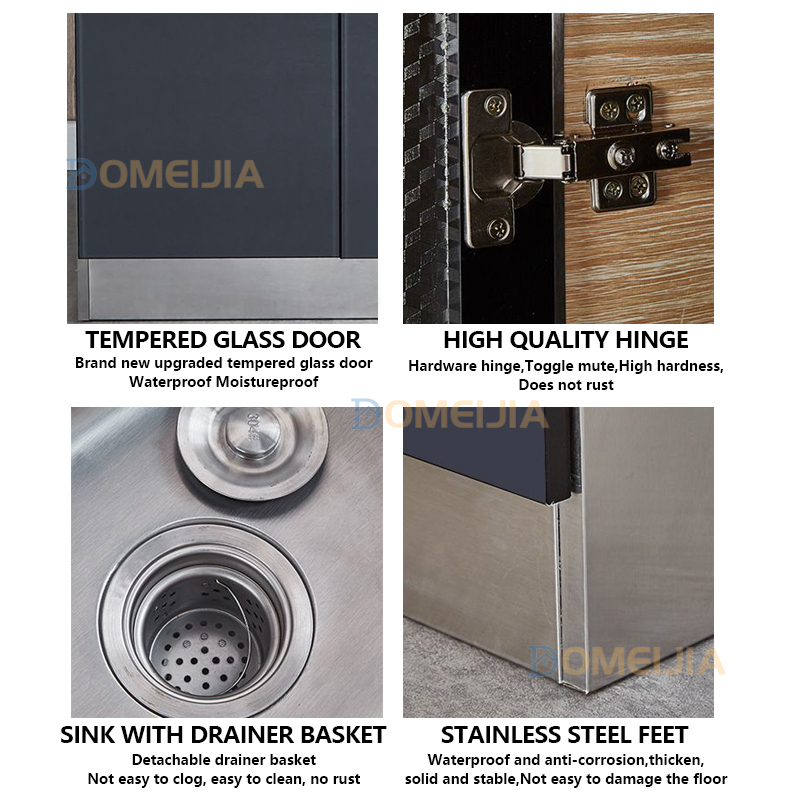 AVANRA Stainless Steel Sink Cooktop Cabinet product detail for Malaysia homes and commercial spaces