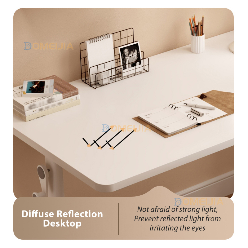Lifting Meja Belajar Adjustable Gaming Table Study Table Bedroom Bookshelf Office Computer Meja 80~120CM