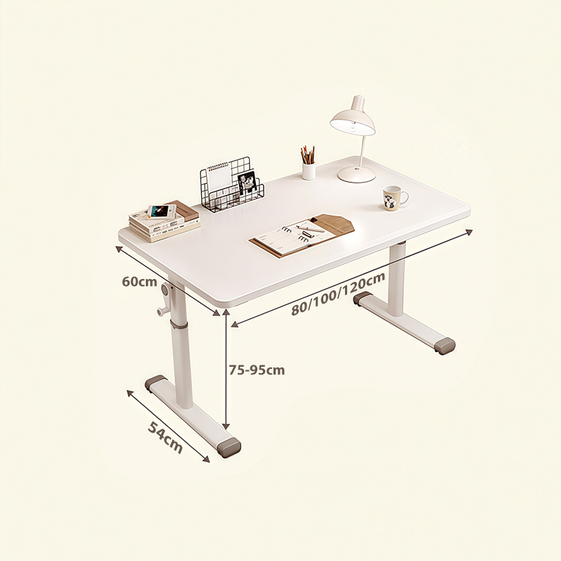 Lifting Meja Belajar Adjustable Gaming Table Study Table Bedroom Bookshelf Office Computer Meja 80~120CM