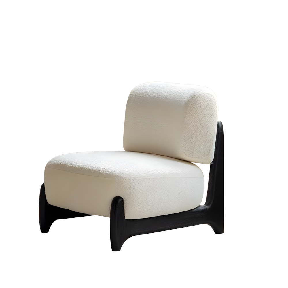 AVANRA Lamb Velvet Lounge Chair Sofa Chair