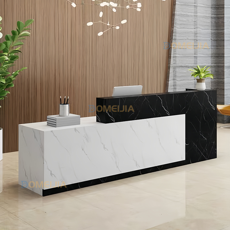 Modern Front Desk Reception Bar Counter Office Store Lobby Reception Table Penyambut Tetamu