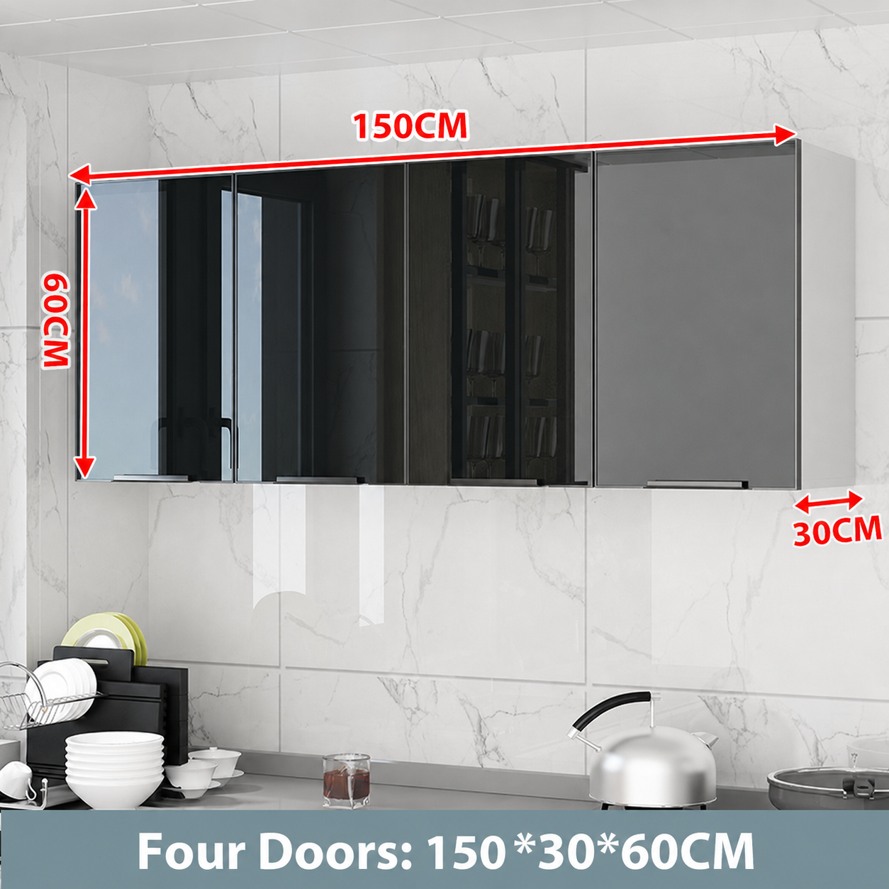 AVANRA Kitchen Wall Cabinet Waterproof pest control