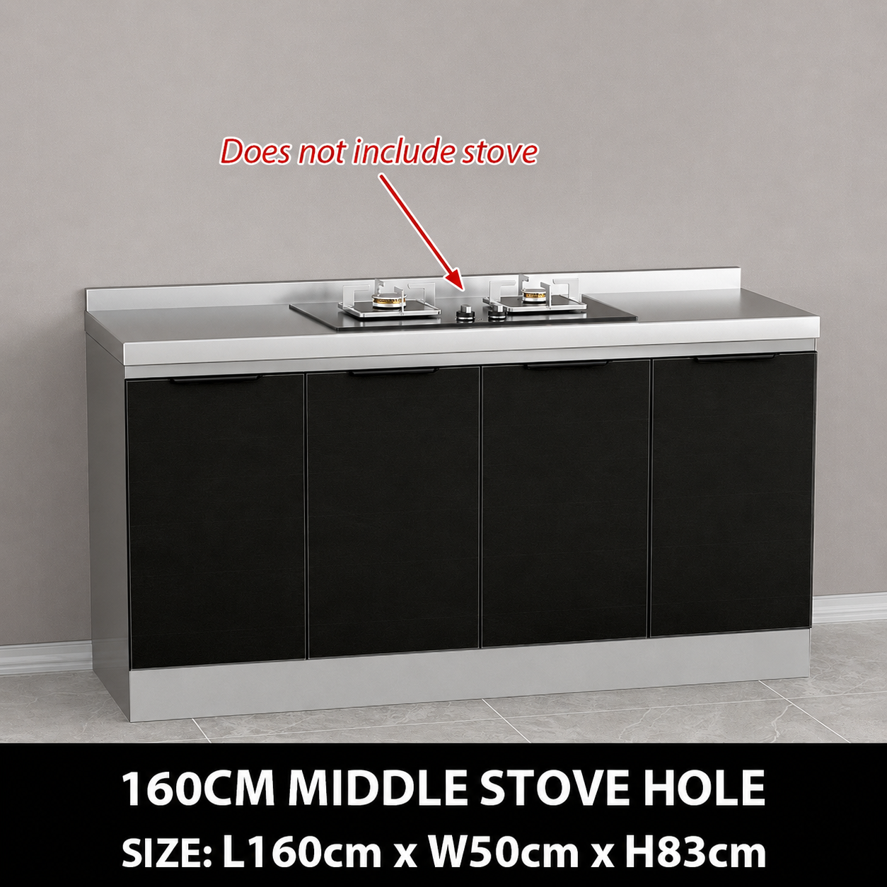 AVANRA Stainless Steel Sink Cooktop Cabinet
