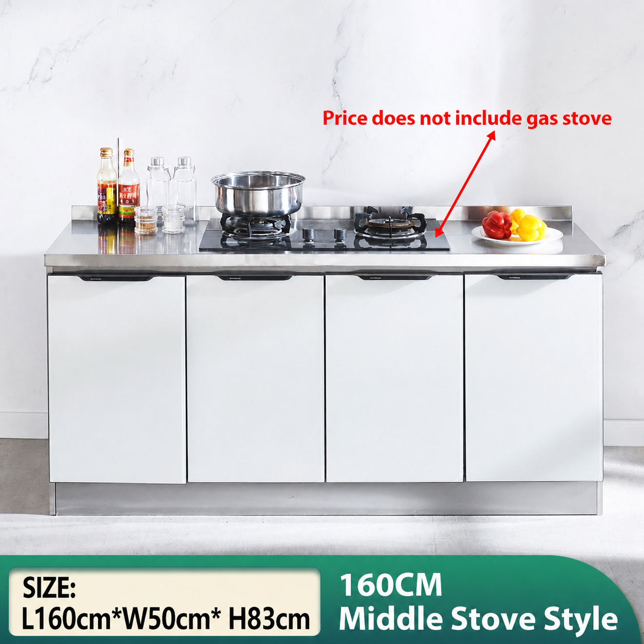 AVANRA Stainless Steel Kitchen Cabinet