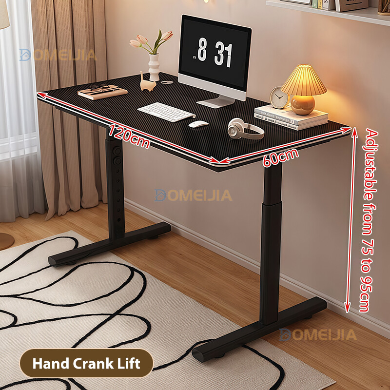 Lifting Meja Belajar Adjustable Gaming Table Study Table Bedroom Bookshelf Office Computer Meja 80~120CM