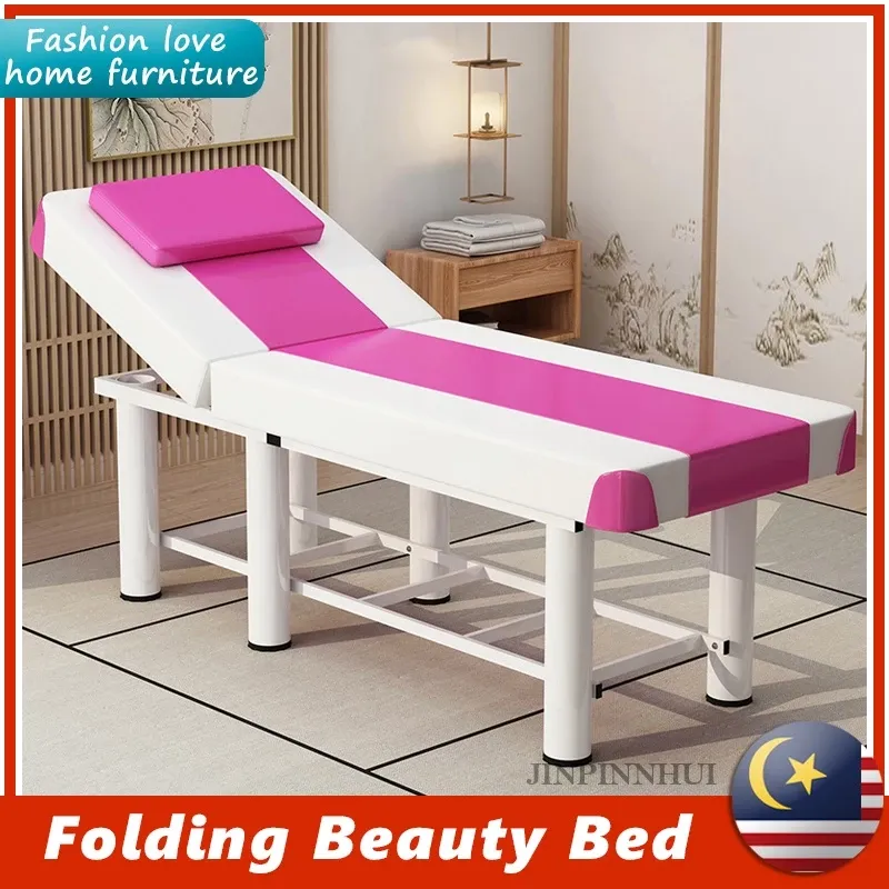 High-Quality Beauty Massage Bed With High Weight Capacity Adjustable Salon Bed For Professional Use Rak Meja Urut