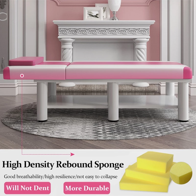 High-Quality Beauty Massage Bed With High Weight Capacity Adjustable Salon Bed For Professional Use Rak Meja Urut