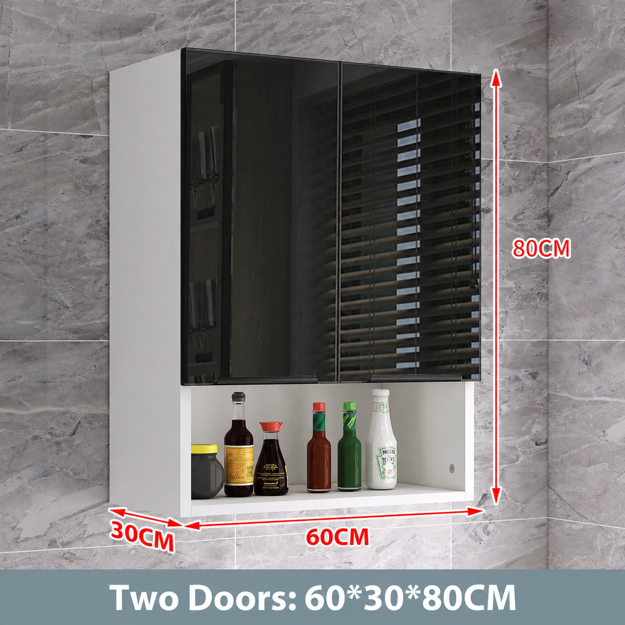 AVANRA Kitchen Wall Cabinet Waterproof pest control
