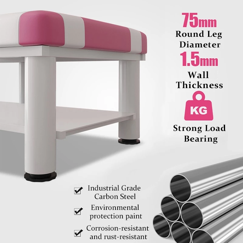 High-Quality Beauty Massage Bed With High Weight Capacity Adjustable Salon Bed For Professional Use Rak Meja Urut