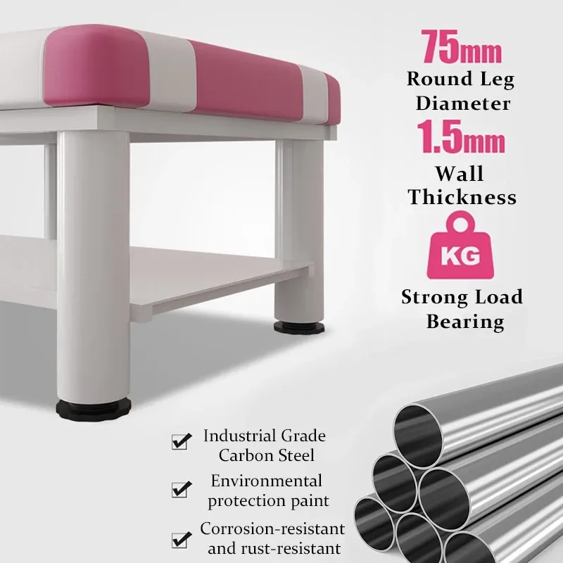 High-Quality Beauty Massage Bed With High Weight Capacity Adjustable Salon Bed For Professional Use Rak Meja Urut