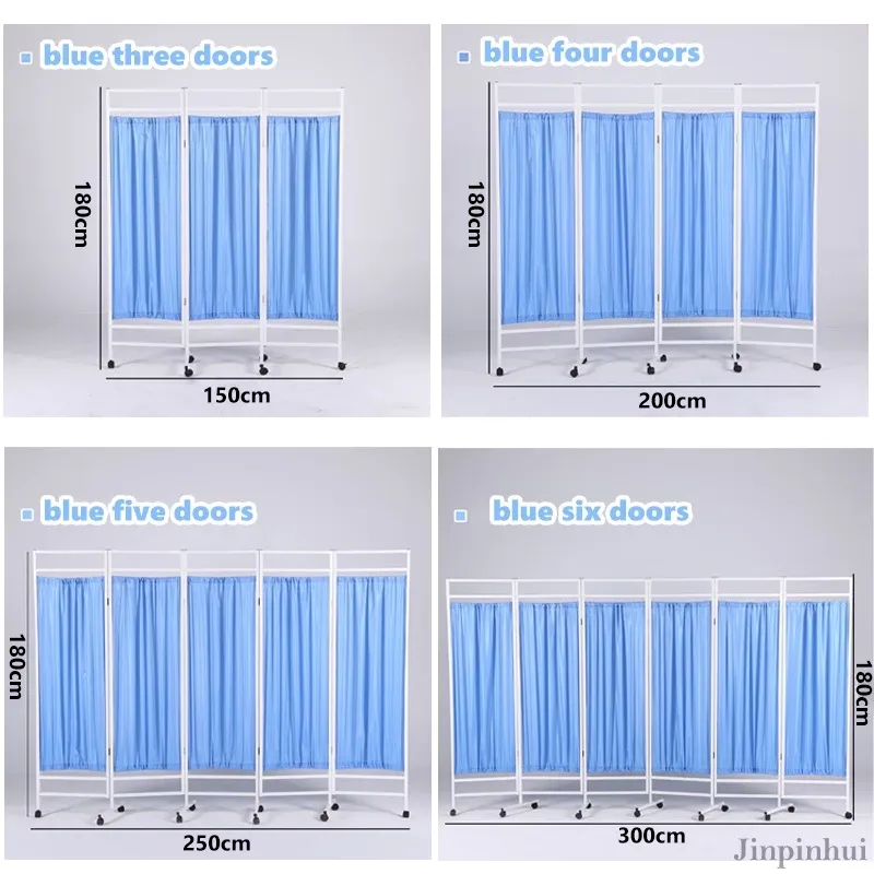 Screen Medical hospital medical iron fabric partitionfolding screen health room beauty clinic push-pull