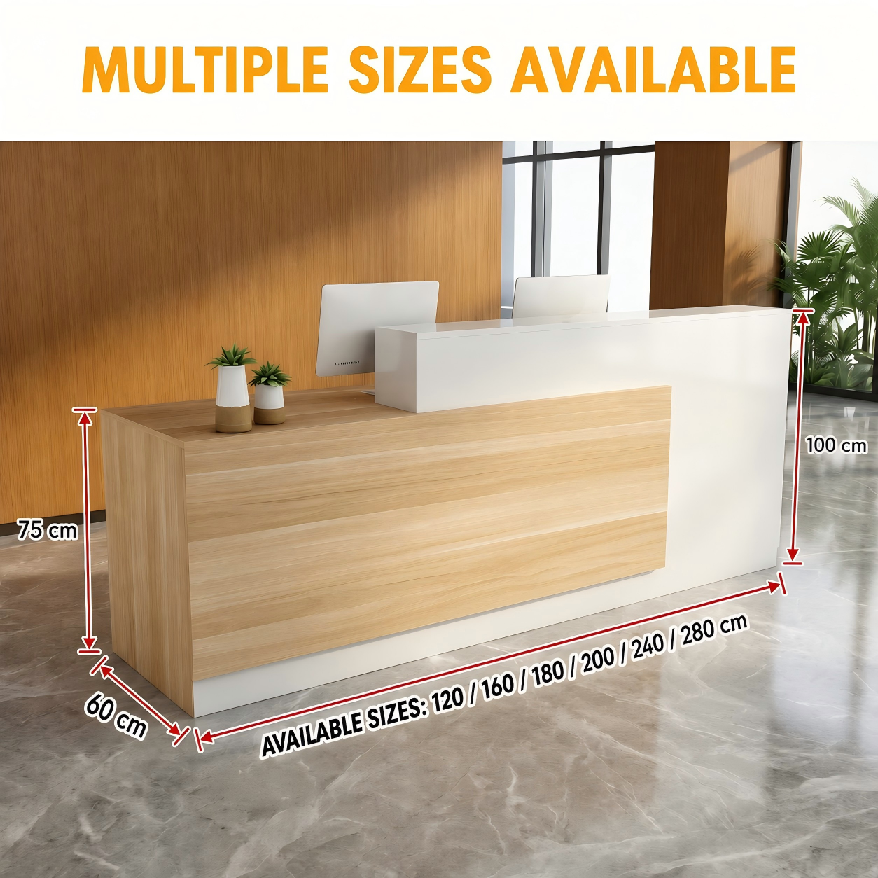 Modern Reception Desk Counter Malaysia | AVANRA