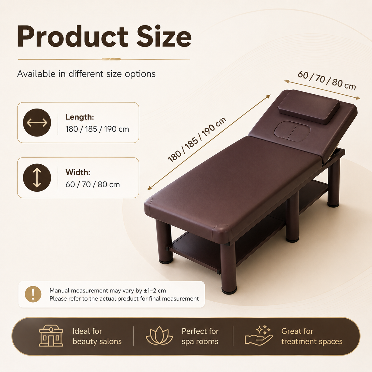 AVANRA Adjustable Beauty Massage Bed for beauty massage bed Malaysia