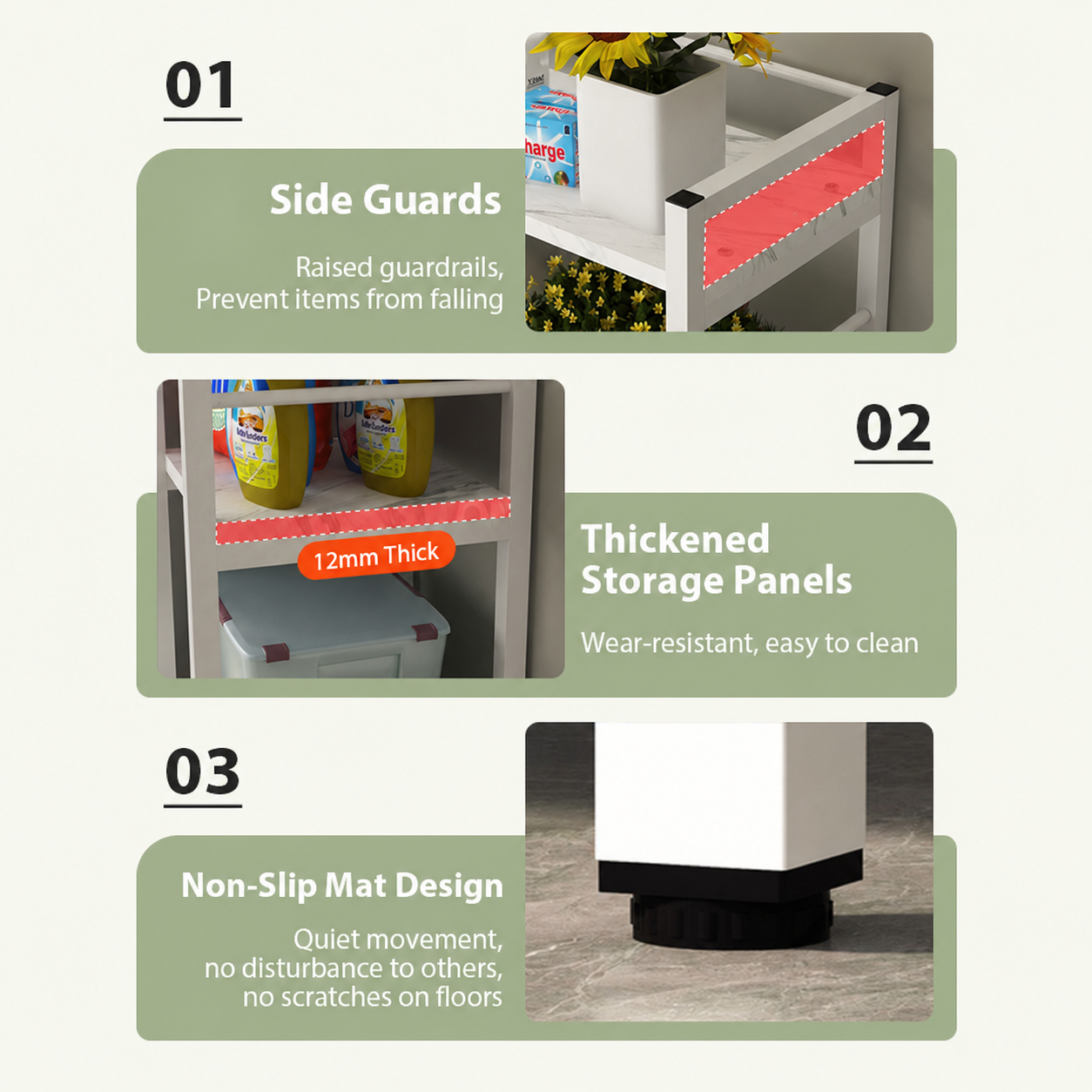 AVANRA 4-Tier Washing Machine Rack