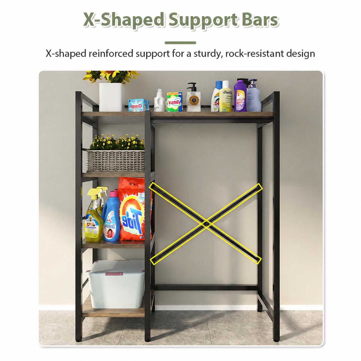 AVANRA 4-Tier Washing Machine Rack