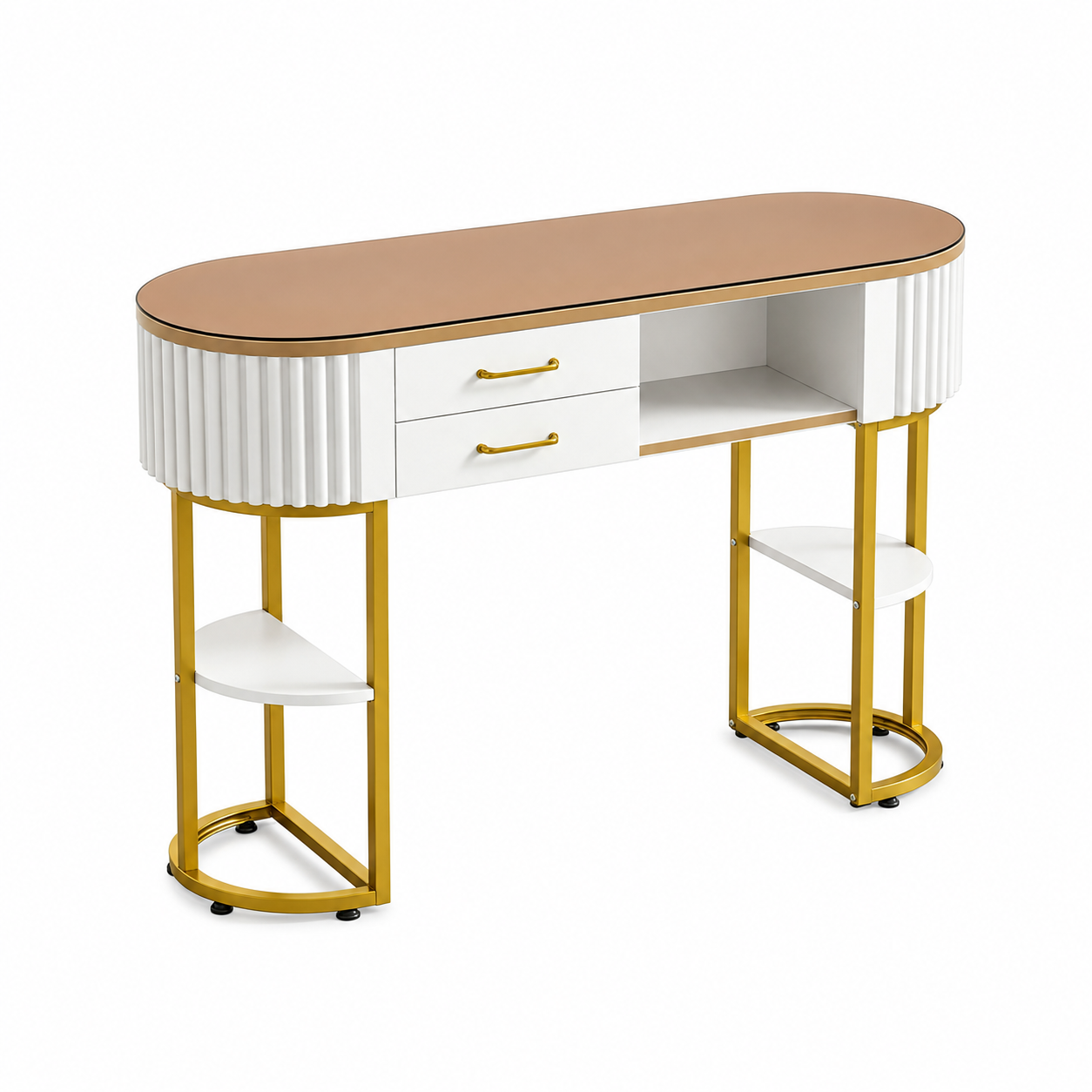 AVANRA Tempered Glass Manicure Table