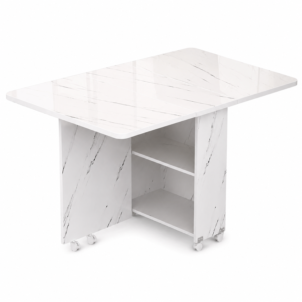 AVANRA Foldable Dining Table with Wheels
