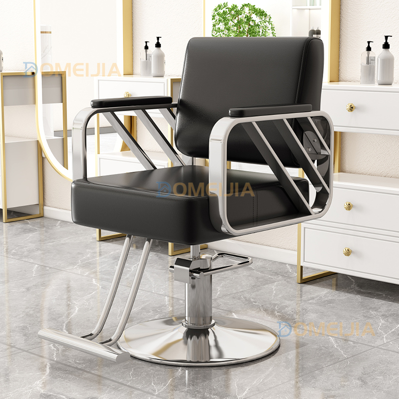 Kerusi Barber Chair Salon Arm Chair Hair Shop Stool Lift Beauty Backrest Chair Gunting Rambut 