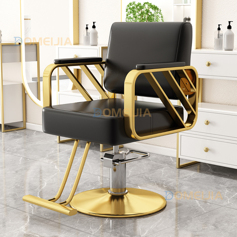 Kerusi Barber Chair Salon Arm Chair Hair Shop Stool Lift Beauty Backrest Chair Gunting Rambut
