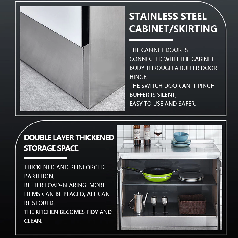 AVANRA Stainless Steel Kitchen Cabinet product detail for Malaysia homes and commercial spaces