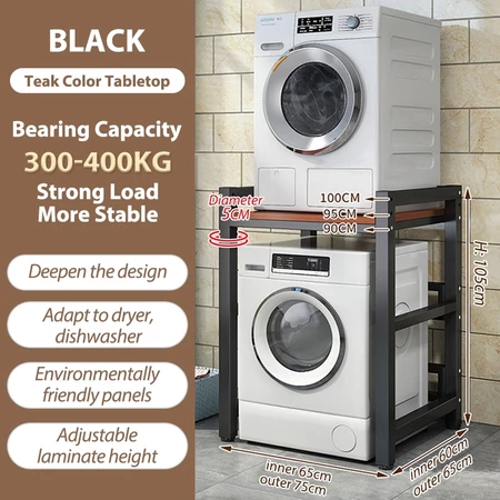 Washing Machine Rack Bathroom Storage Shelf Balcony Floor Hanger Toilet Shelves Organizer Rak Mesin Basuh