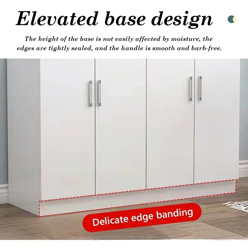 Kitchen Cupboard Buffet Table Organizer Shelf HeavyReady StockDuty White Wood Home Kitchen Almari Dapur Serbaguna