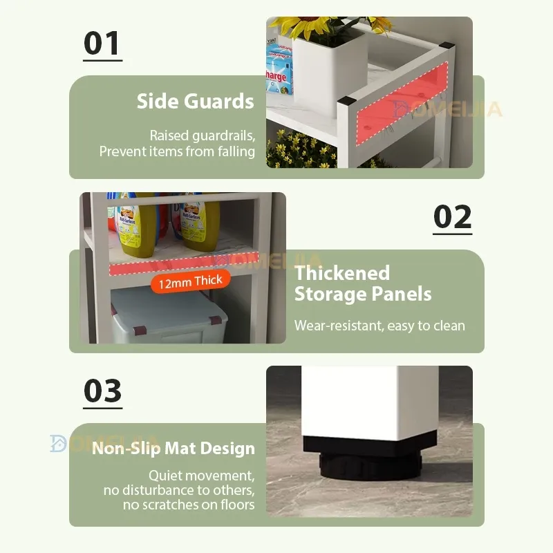 Washing Machine Rack Bathroom Storage Shelf Balcony Floor Hanger Toilet Shelves Rak Mesin Basuh 4-Tier
