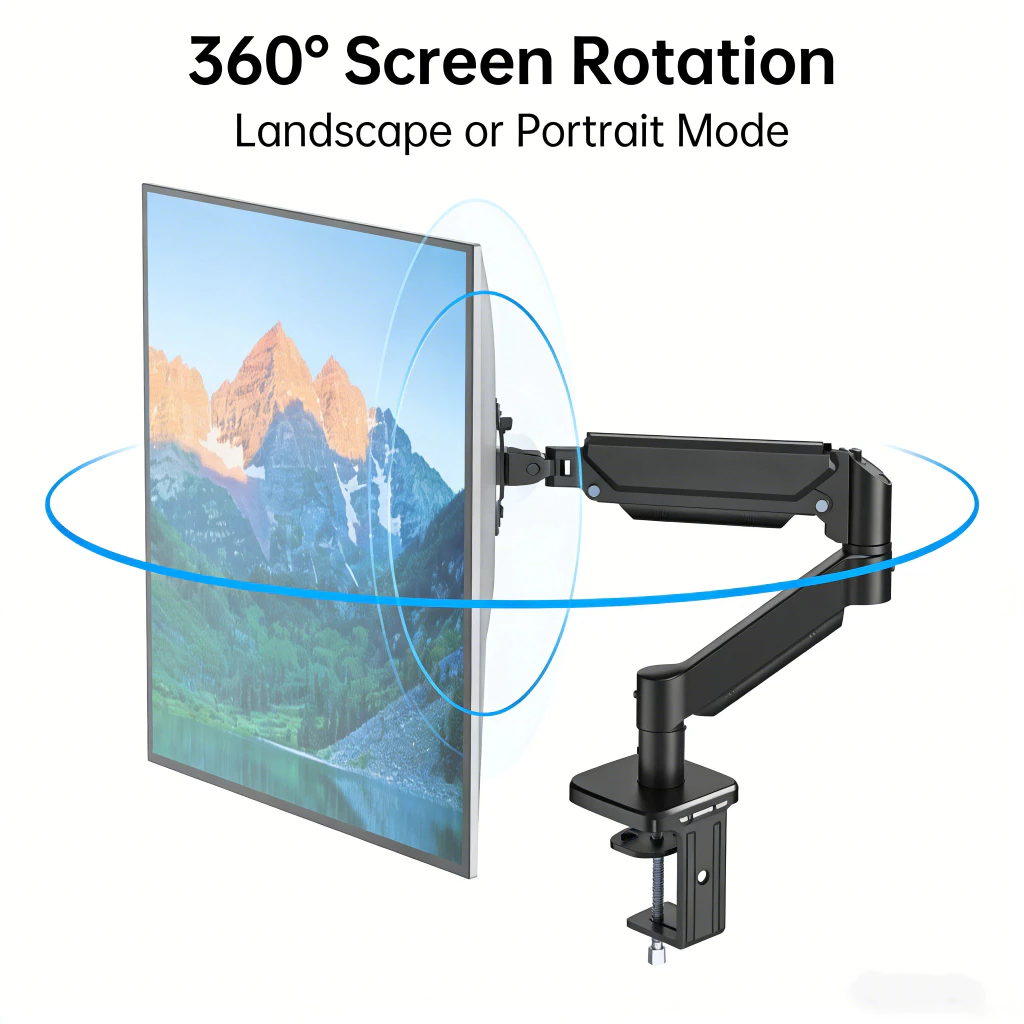 AVANRA Adjustable Monitor Arm Stand product detail for Malaysia homes and commercial spaces