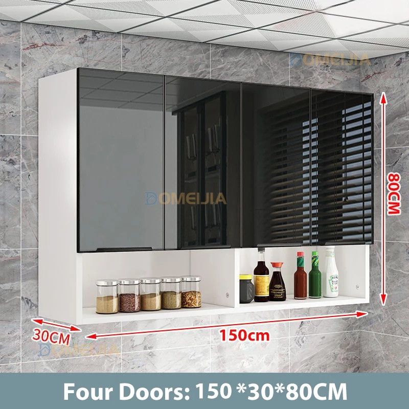 Kitchen Wall Cabinet Kabinet Dapur Water Proof Storage Cabinets Cupboar Hanging Cabinet For Bedroom Balcony