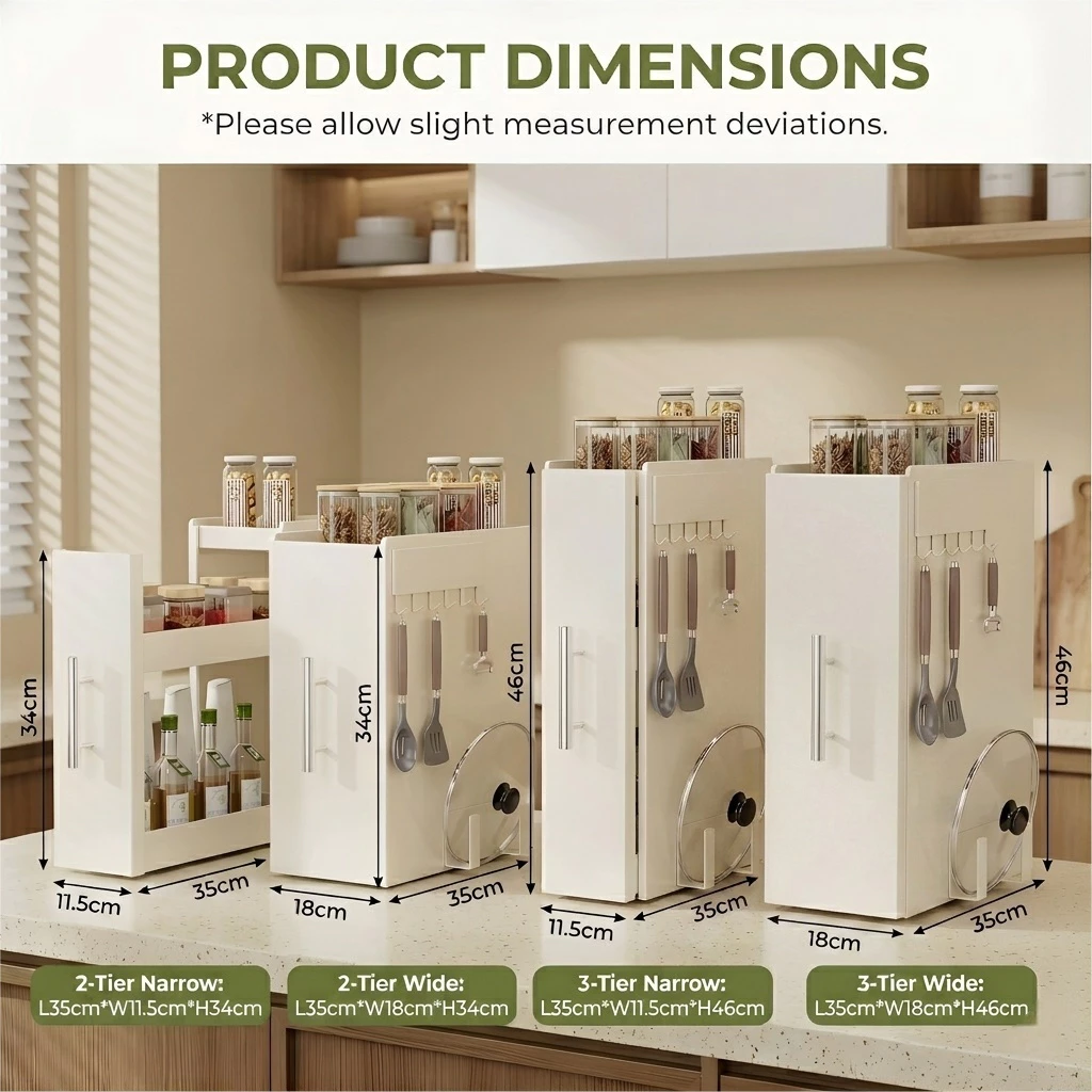 AVANRA Pull-Out Spice Rack Organizer for pull out spice rack Malaysia