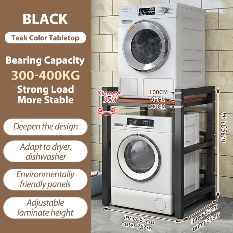 Washing Machine Rack Bathroom Storage Shelf Balcony Floor Hanger Toilet Shelves Organizer Rak Mesin Basuh