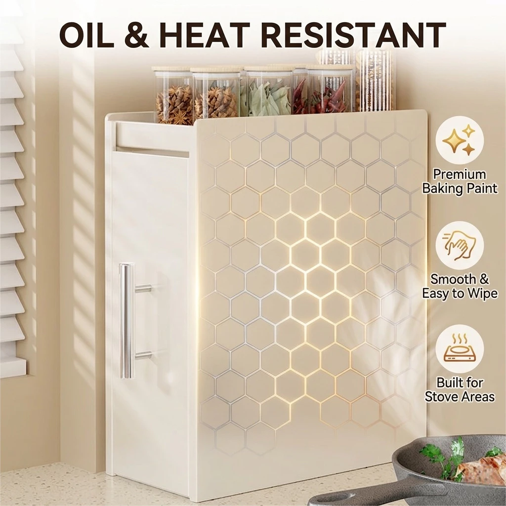 AVANRA Pull-Out Spice Rack Organizer product detail for Malaysia homes and commercial spaces