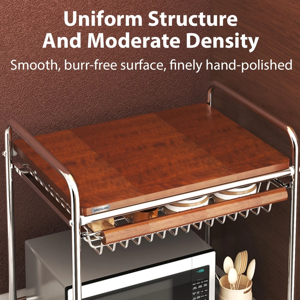 Kitchen Microwave Rack Rak Dapur Multi Layer Countertop Organizer Mesh