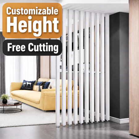 Premium Aluminum Alloy Divider Penghadang Ruang Custom Screen Partition Living Room Office Entrance Decor