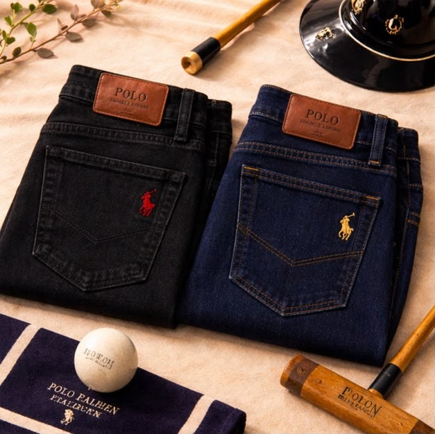 Men's Premium Denim Jeans Combo Pack – Black & Dark Navy Blue