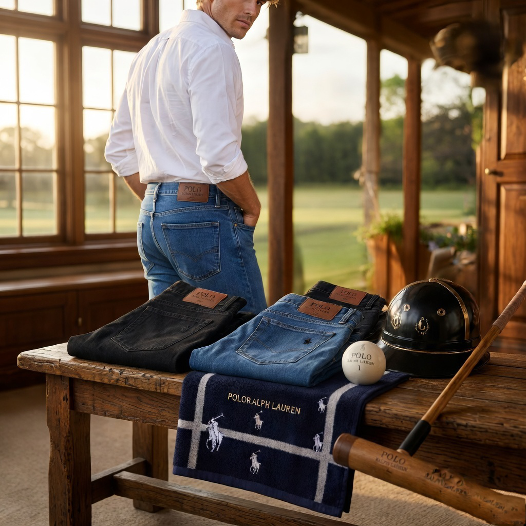 Men's Heritage Premium Denim Jeans – Black & Royal Blue Combo Pack