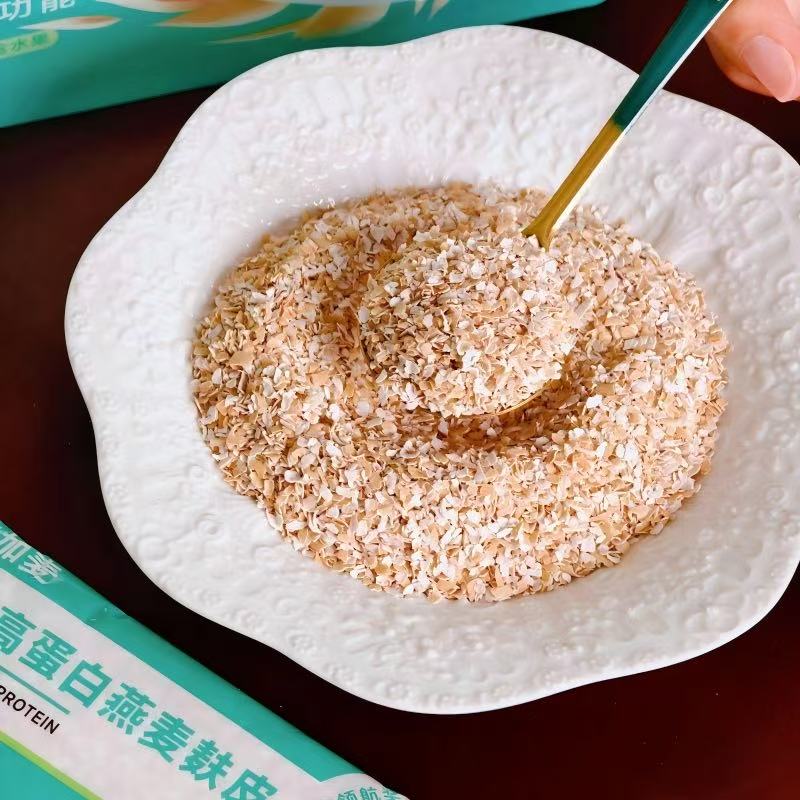 麥加麥高纖高蛋白燕麥麩皮 400g｜無添加蔗糖｜β-葡聚糖燕麥早餐麥片