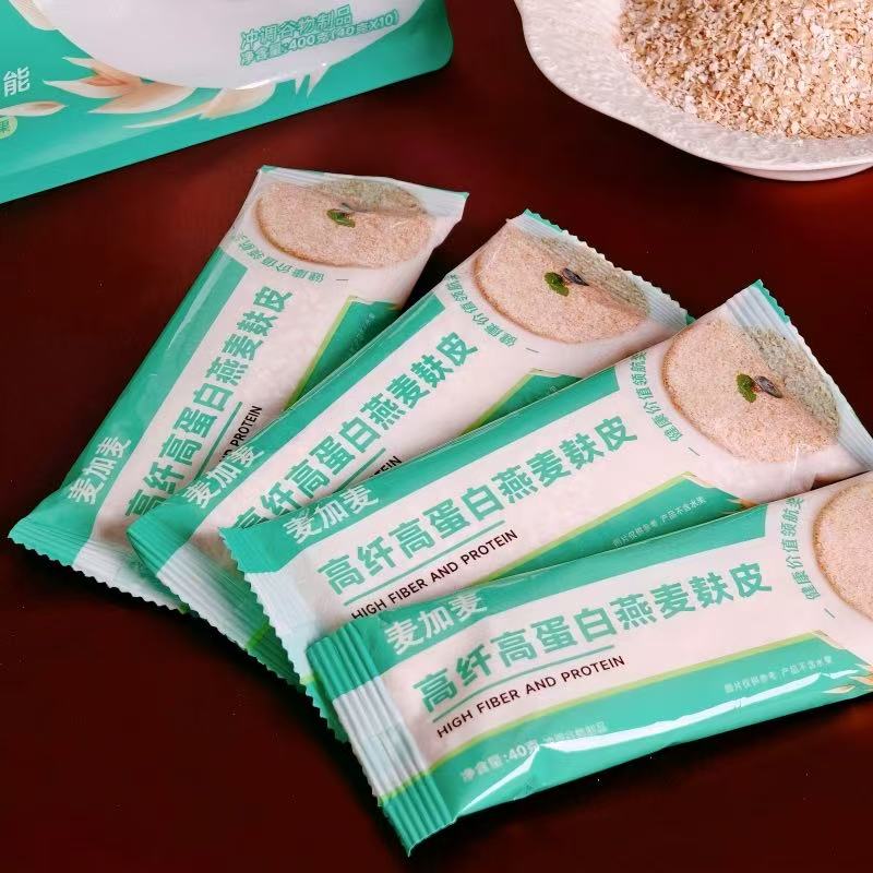 麥加麥高纖高蛋白燕麥麩皮 400g｜無添加蔗糖｜β-葡聚糖燕麥早餐麥片