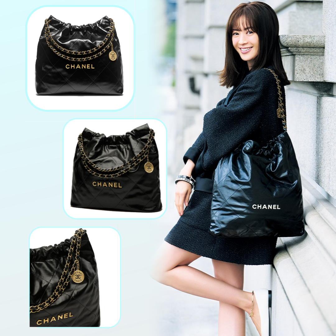 【CHANEL】蛯原友里さん愛用スタイル♡「CHANEL 22」上質な抜け感を叶える大人のアイコンバッグ｜SNSでも話題