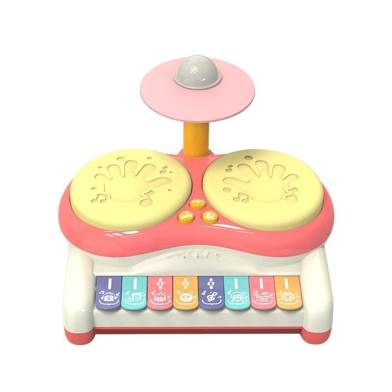 Kids Multifunctional Musical Drum Set Toy Jazz Drummer Educational Gift