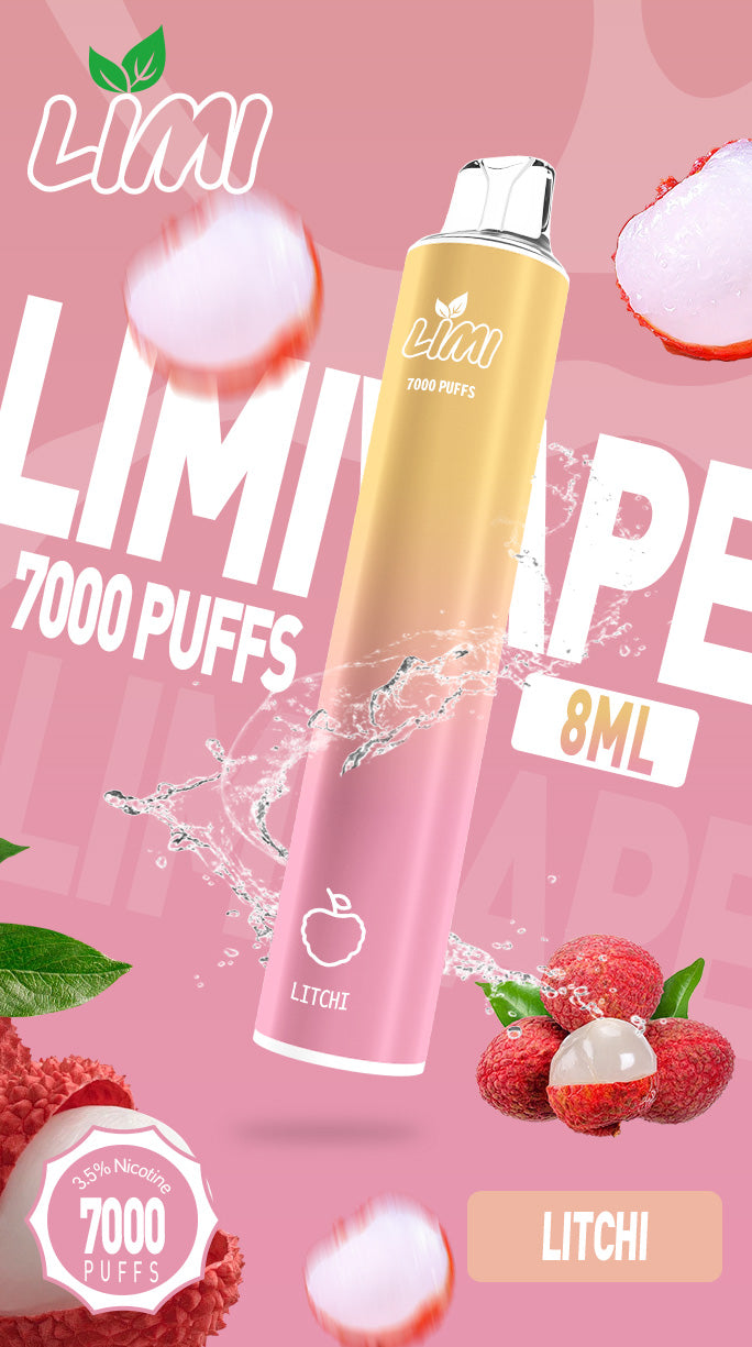 【LIMI 7000口拋棄式】一次性霧化棒 可充電電子煙 大容量霧化器 暢享長效口感
