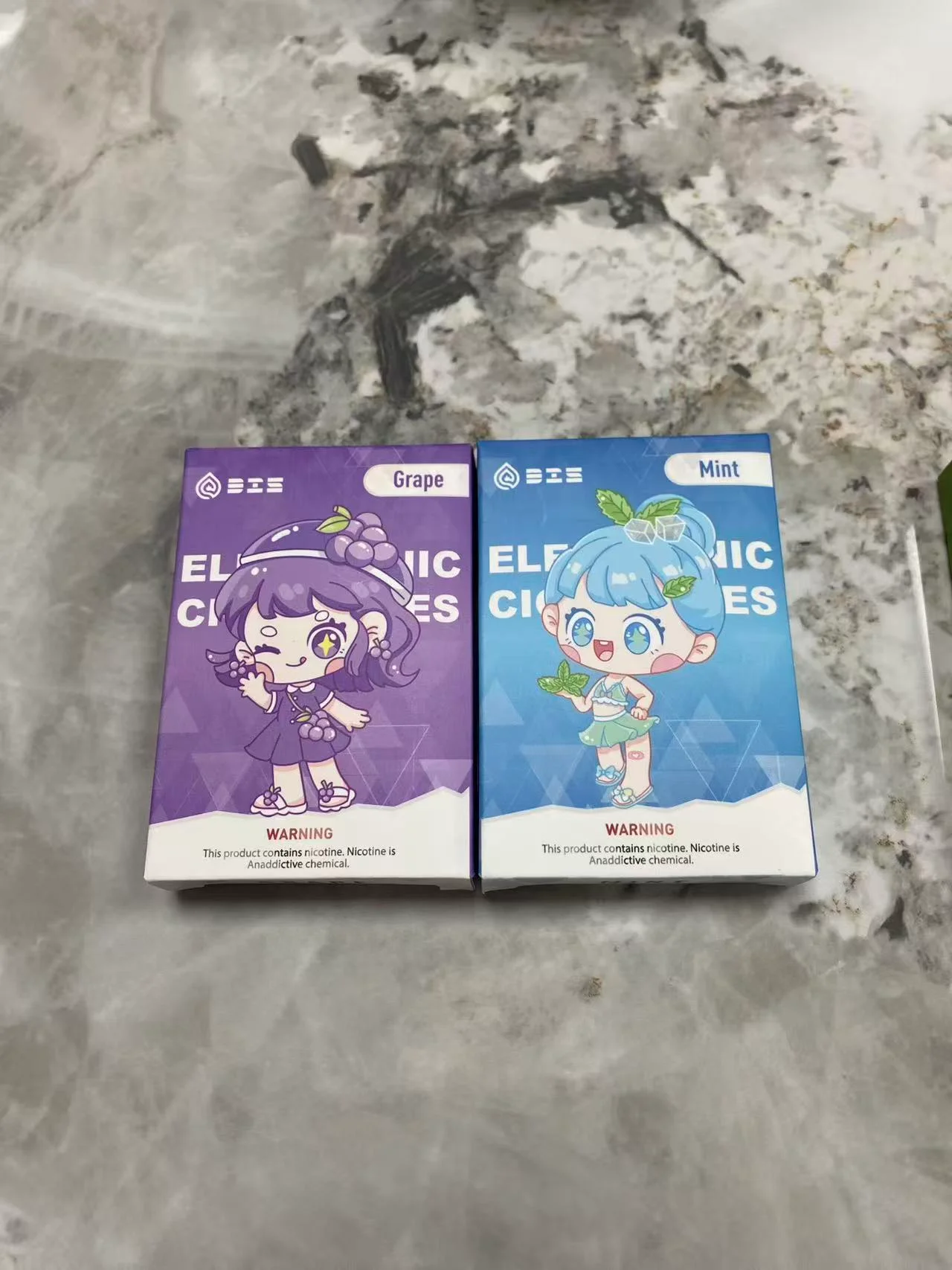 DIS迪斯煙彈 一代電子煙霧化彈 敲可愛少女包裝 3顆裝