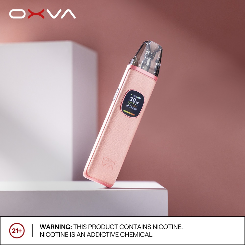 【小蠻牛OXVA Xlim Pro 2 Pod 註油主機套裝】 注油式電子煙套裝包含主機+0.6Ω空彈+0.8Ω空彈 |鋅合金 + 人造皮革 |  台灣註油小煙電子煙專賣店