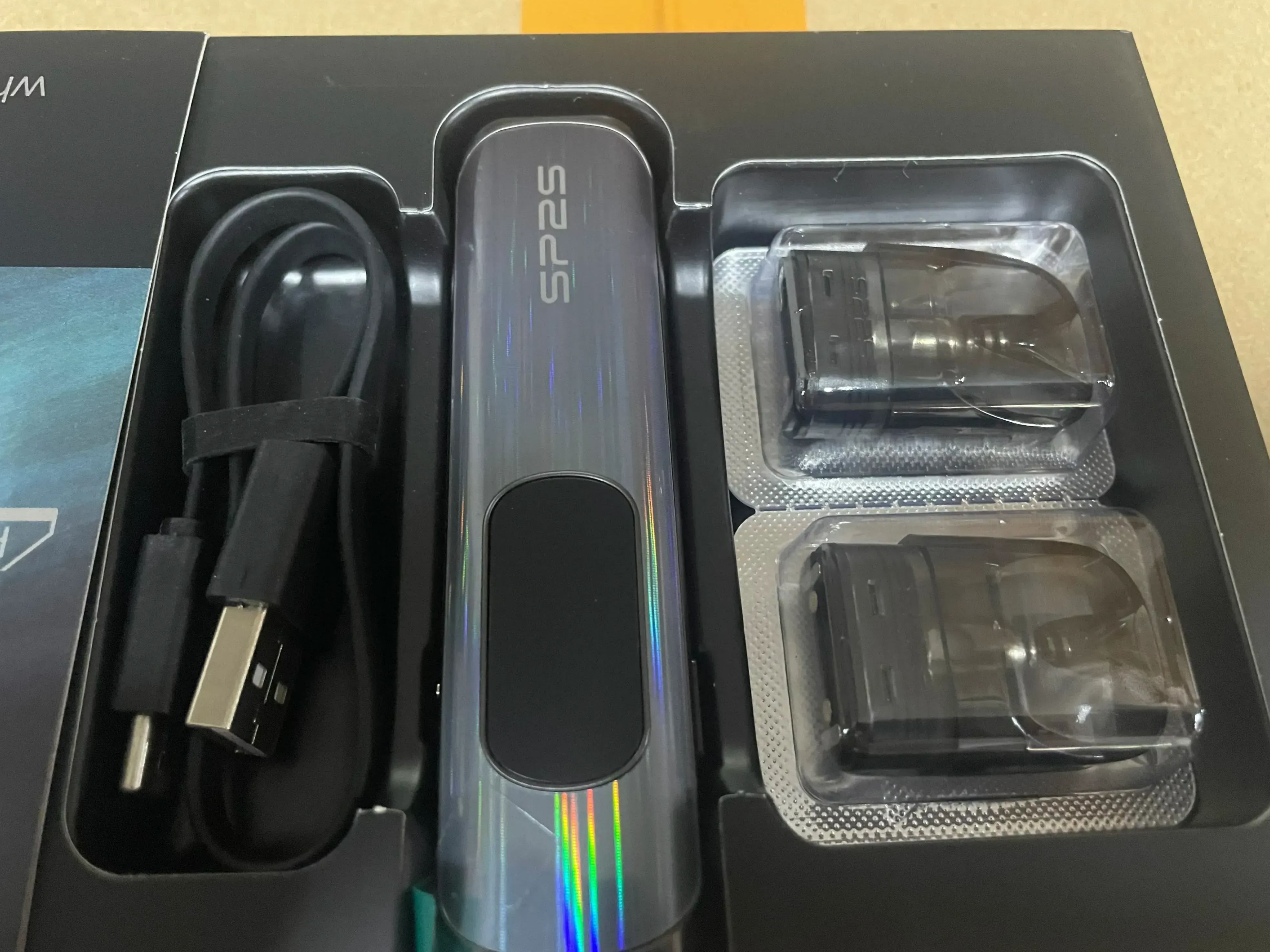 【SP2S注油式主機套裝】 注油電子煙套裝包含主機+Type-C線充電線+0.6Ω空彈+0.8Ω空彈  | SP2S天王星系列電子煙空倉+主機 |  台灣現貨秒發 711貨到付款
