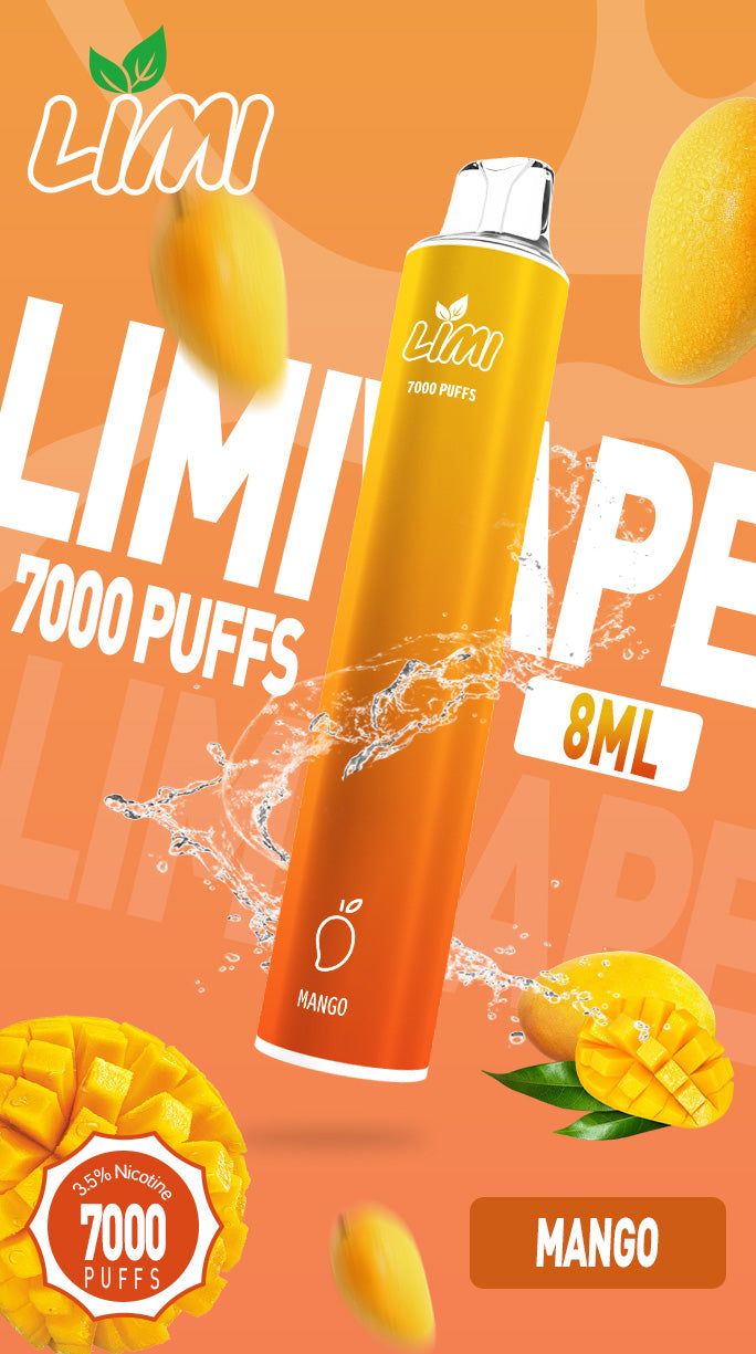 【LIMI 7000口拋棄式】一次性霧化棒 可充電電子煙 大容量霧化器 暢享長效口感