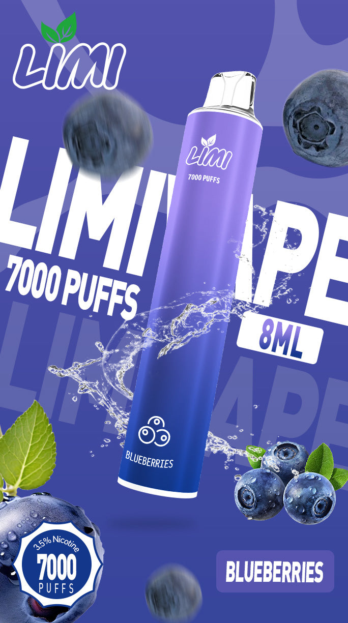 【LIMI 7000口拋棄式】一次性霧化棒 可充電電子煙 大容量霧化器 暢享長效口感